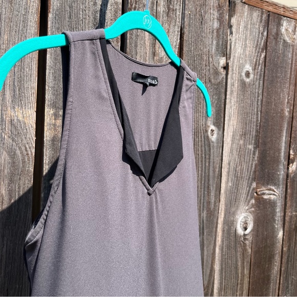 Ro & De V-Neck Contrast Tunic Dress size small - Picture 8 of 17